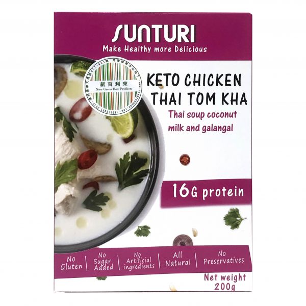 Sunturi Keto Chicken Thai Tom Kha Soup