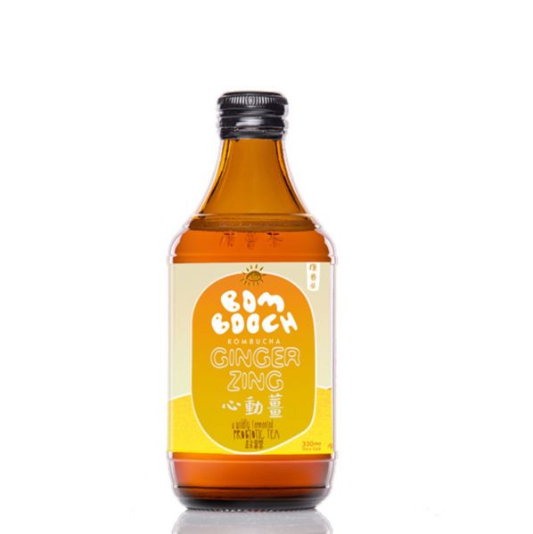 BOMBOOCH Kombuchua Ginger Zing 康普茶 心動薑味 330ml