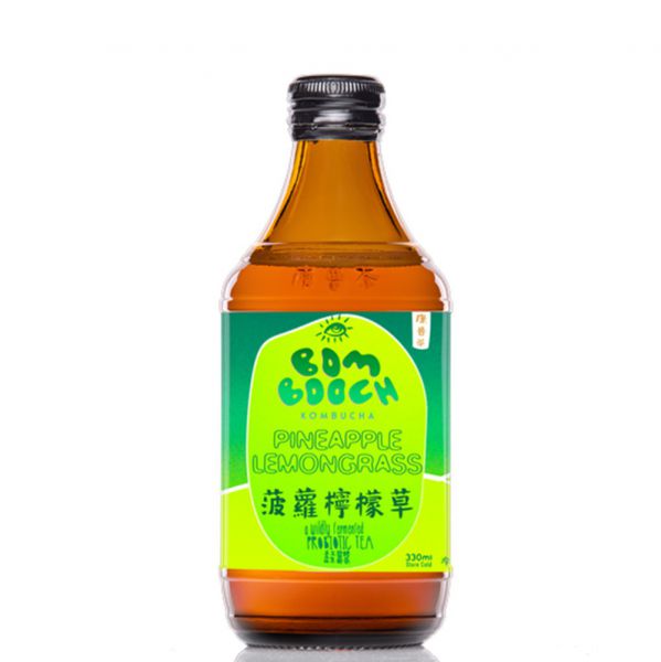 BOMBOOCH Kombuchua Pineapple Lemon Grass 康普茶 菠蘿檸檬草味 330ml